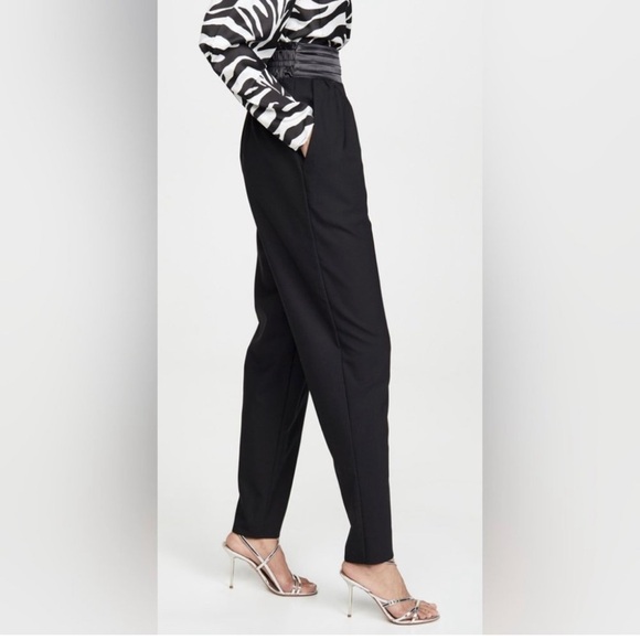 Ronny Kobo Black Alexandra Wool Pants - Picture 2 of 8